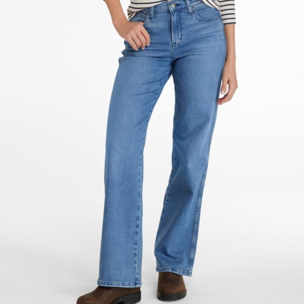 L.L. Bean NWT Relaxed Wide-Leg Jeans